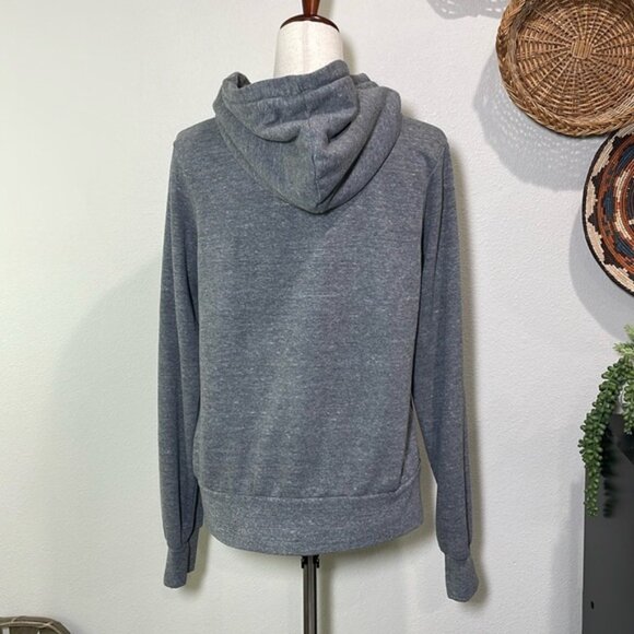 Aviator Nation Rainbow Embroidery Zip Hoodie Gray/Grey USA Unisex Size Small - Picture 5 of 11